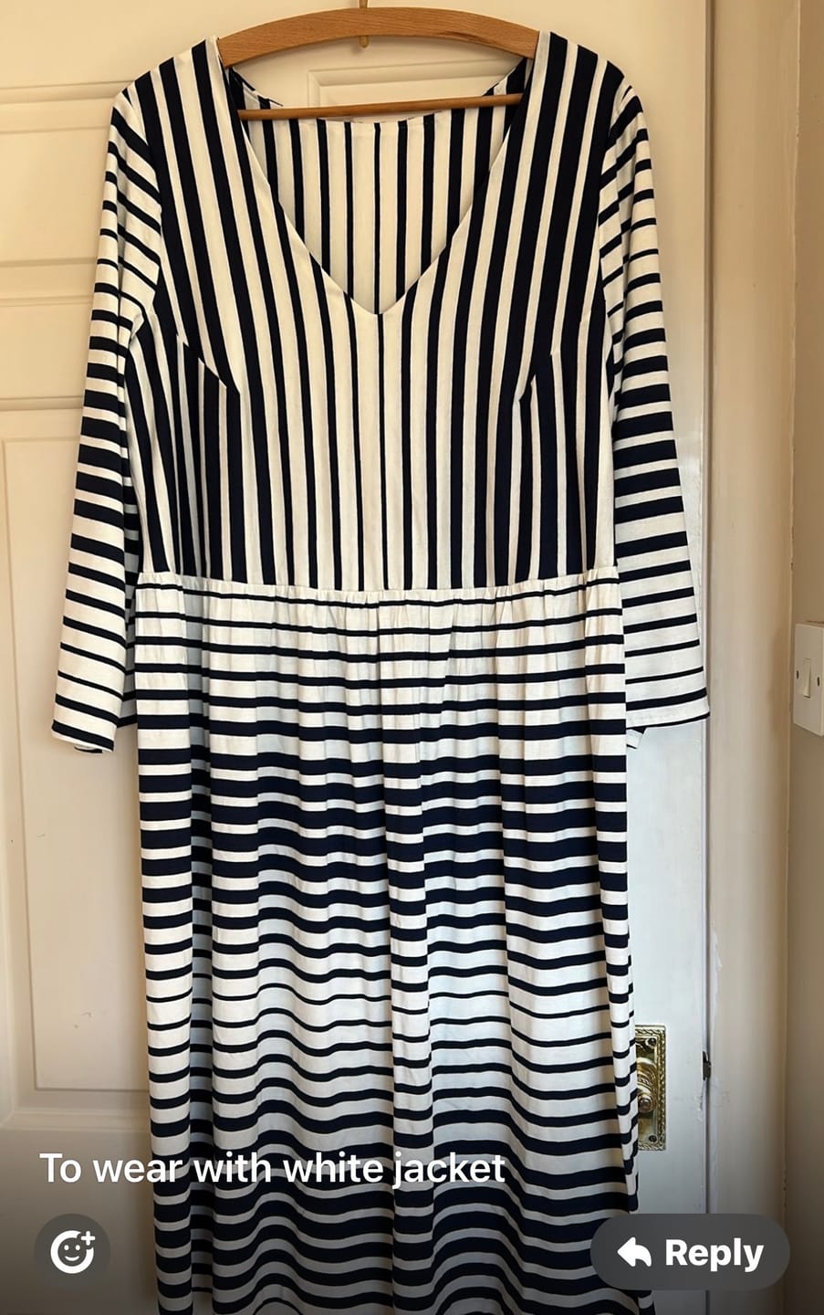 Customer photo review of 3 Metre Dressmaking Printed Crepe 55" wide (Square)