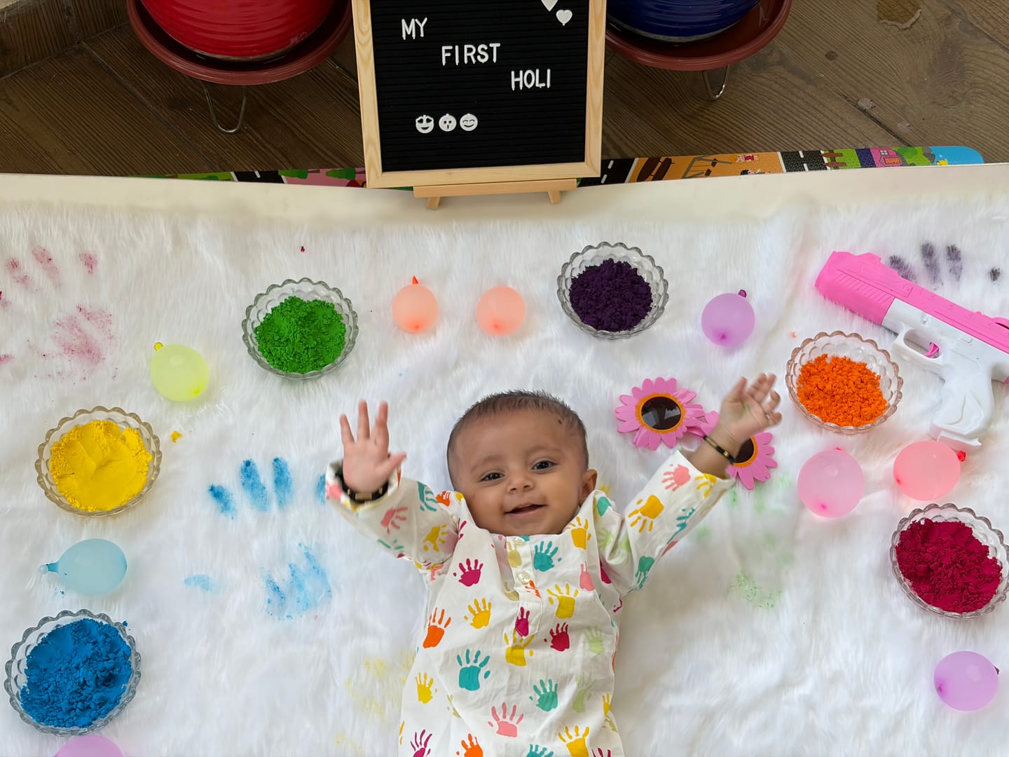 Customer photo review of Painted Palms Holi Kurta Pajama