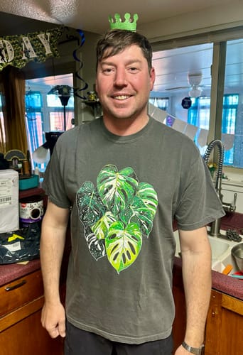 Customer photo review of Sunflower Butterfly Burst T-Shirt