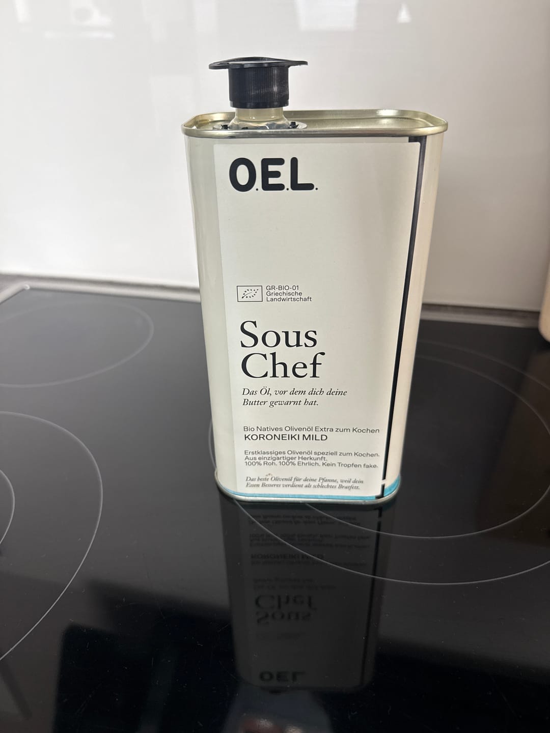 Customer photo review of Sous Chef 1 l - Bio Natives Olivenöl Extra zum Kochen