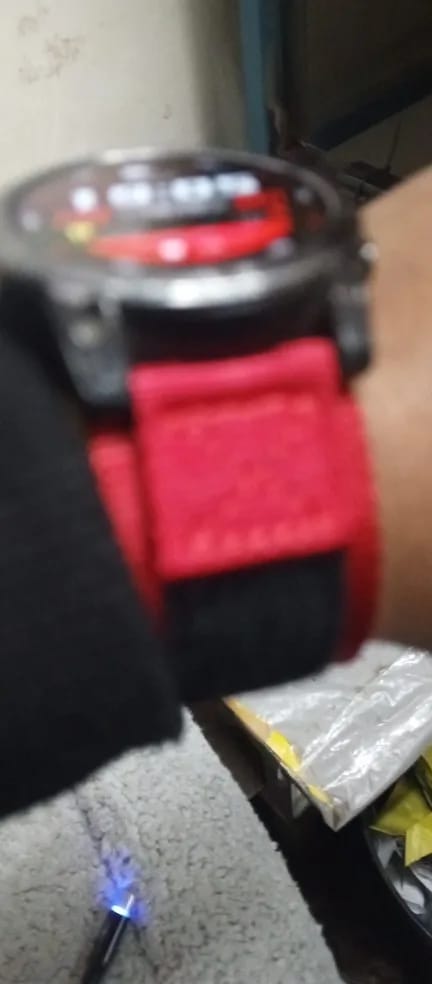 Customer photo review of COROS Watch Band Nylon Replacement Strap, Unisex, Adjustable