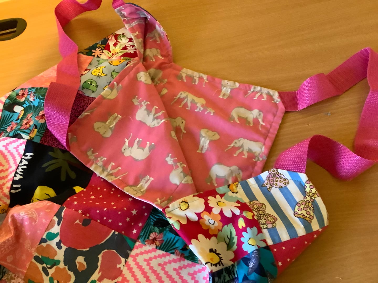 Customer photo review of Elephant Family Polycotton Fabric