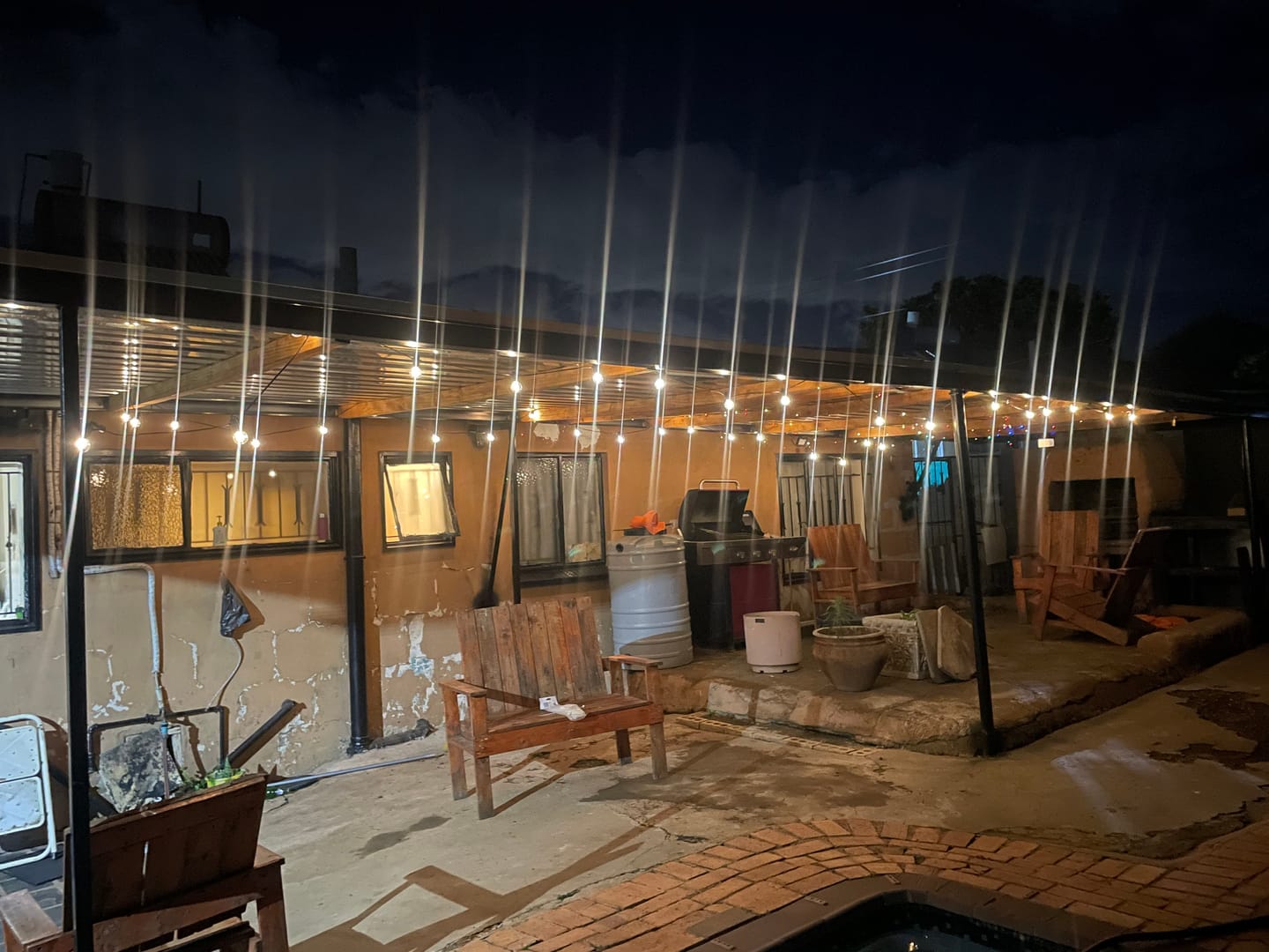 Customer photo review of Solar Mini Bulb String Lights