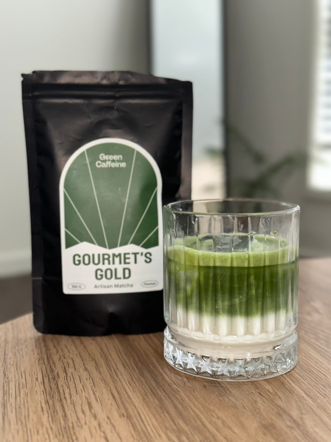 Customer photo review of Gourmet's Gold Artisan Matcha (Latte)