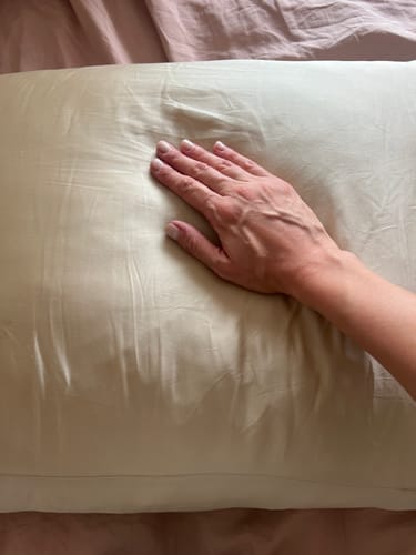 Customer photo review of Funda de Seda 100% Seda Queen 50x70