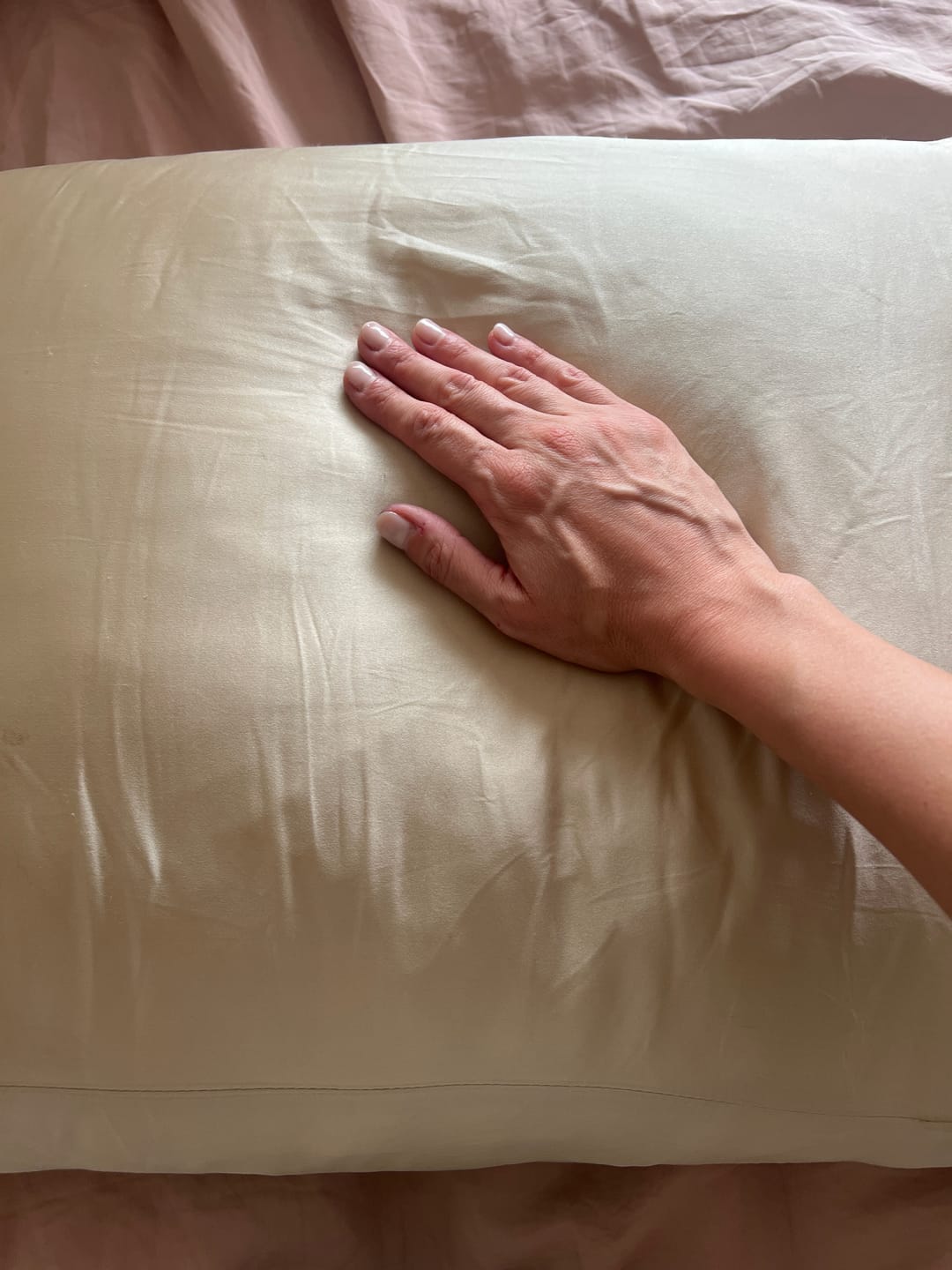Customer photo review of Funda de Seda 100% Seda Queen 50x70