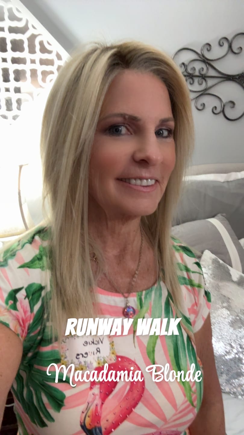 Customer photo review of RUNWAY WALK - Macadamia Blonde