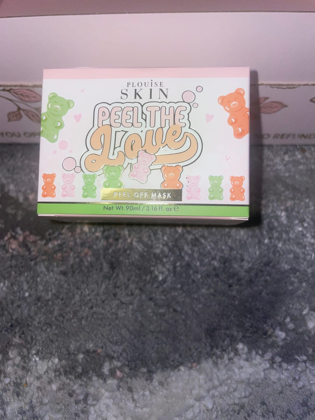 Customer photo review of P.Louise Peel The Love Peel Off Face Mask