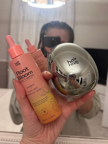 Customer photo review of Root Bloom Hair And Scalp Oil