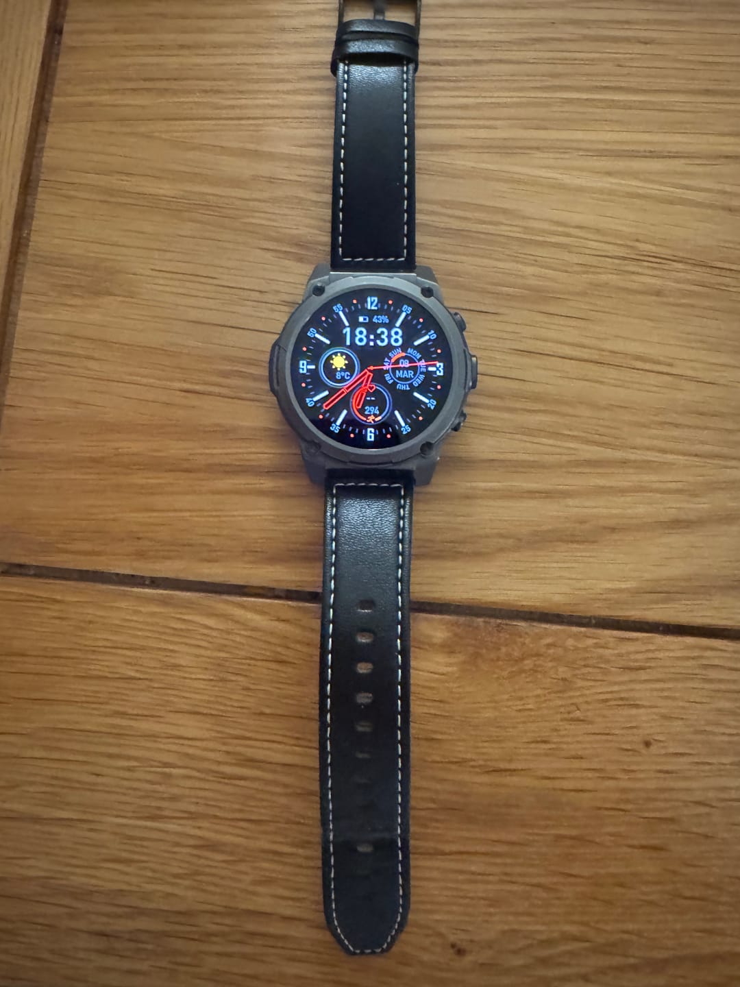 Customer photo review of Black Leather Loop