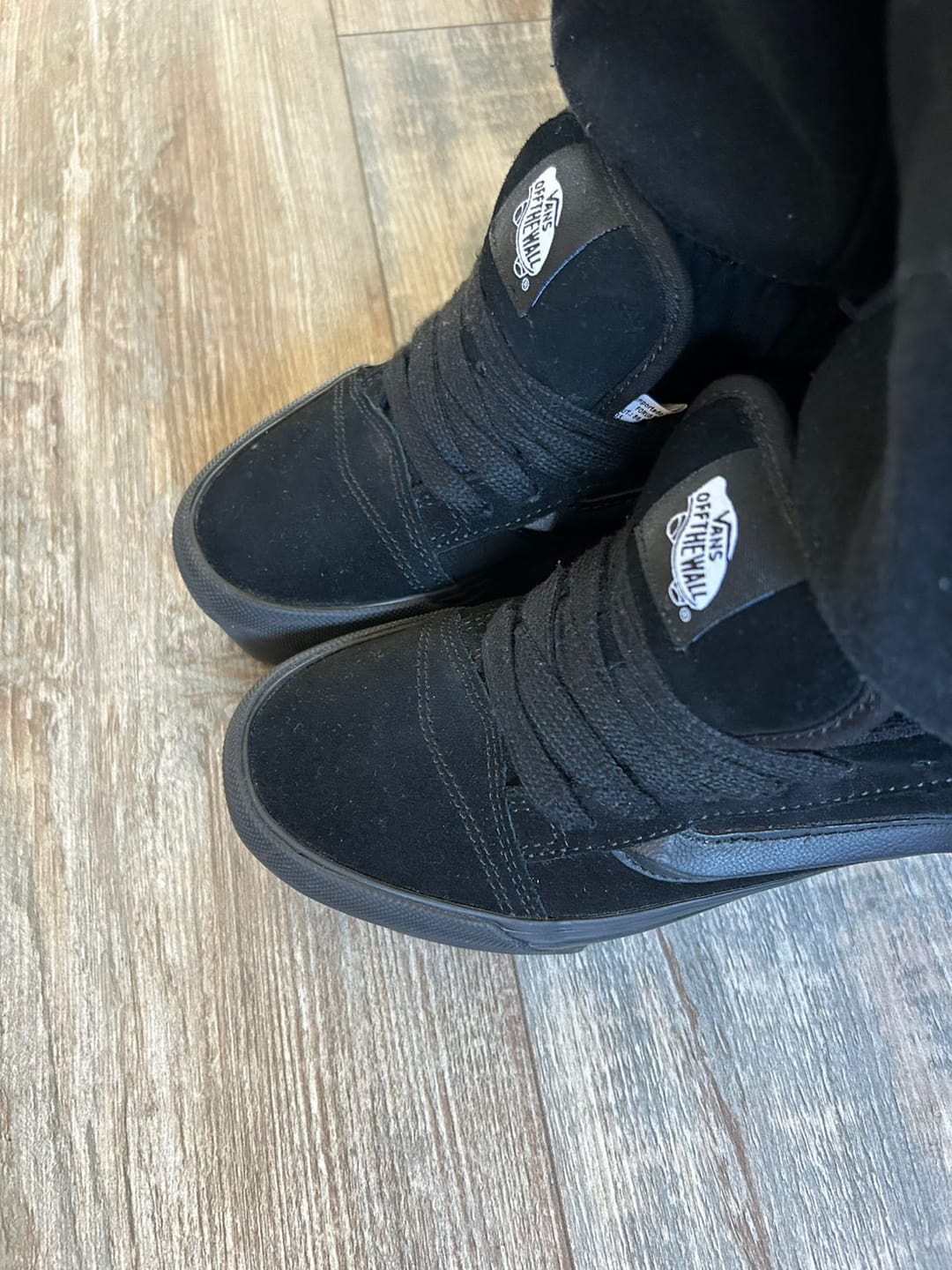 Customer photo review of Zapatillas Vans Knu Stack Mujer Mono Negro