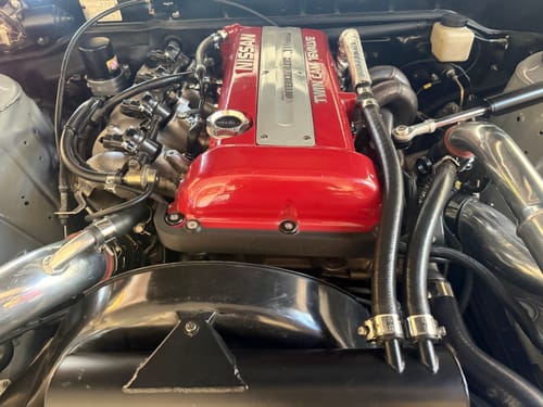 Customer photo review of Nissan SR20 (non-VCT) Front Engine Wiring Guard