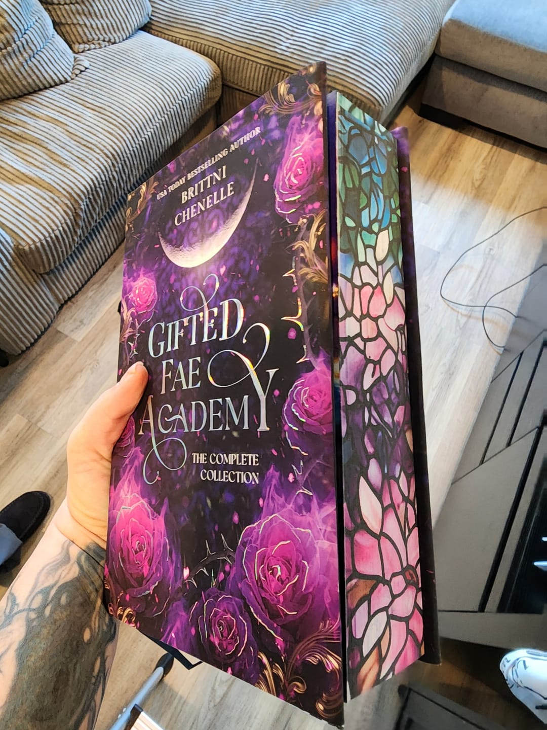 Customer photo review of Gifted Fae Academy Special Edition Trilogy (HARDCOVER)