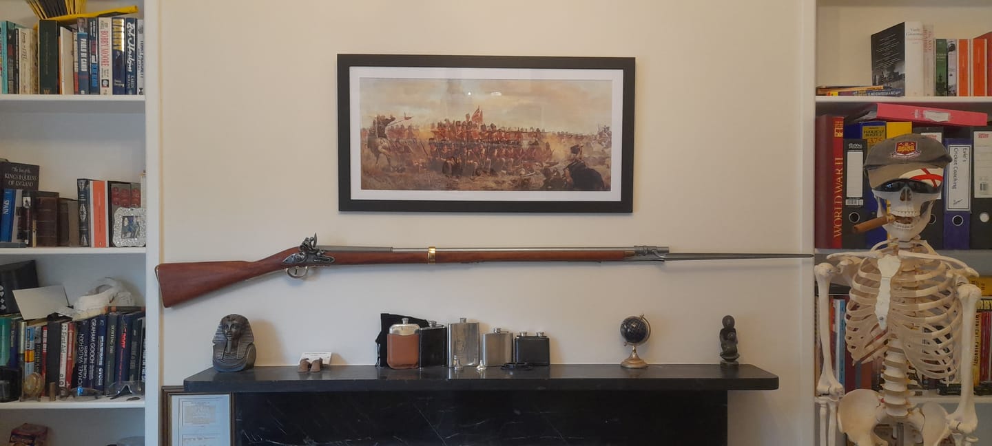 Customer photo review of "Brown Bess" Short Land Pattern Musket British Napoleonic War Rifle - England 1712