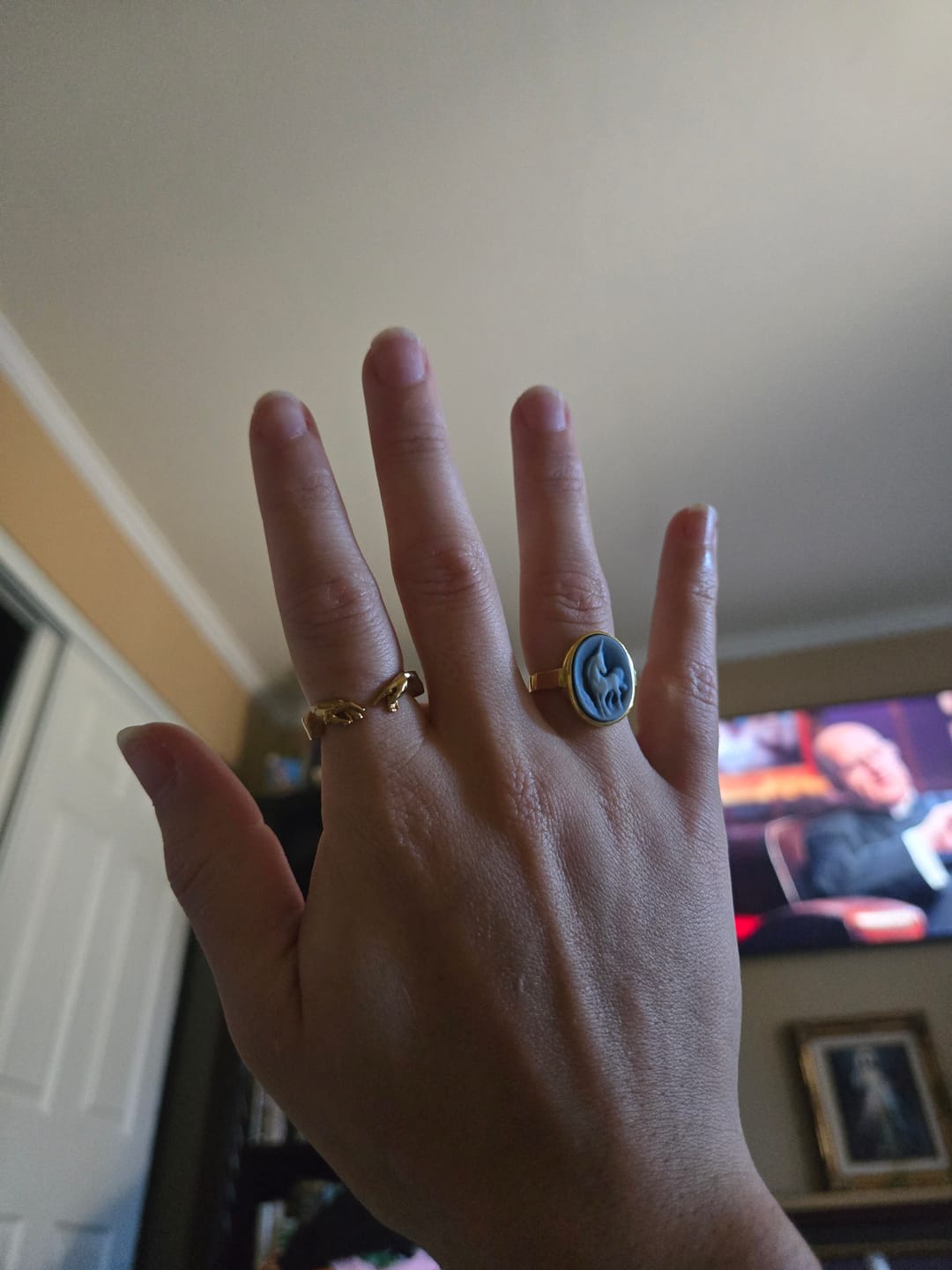 Customer photo review of Creation of Adam Ring