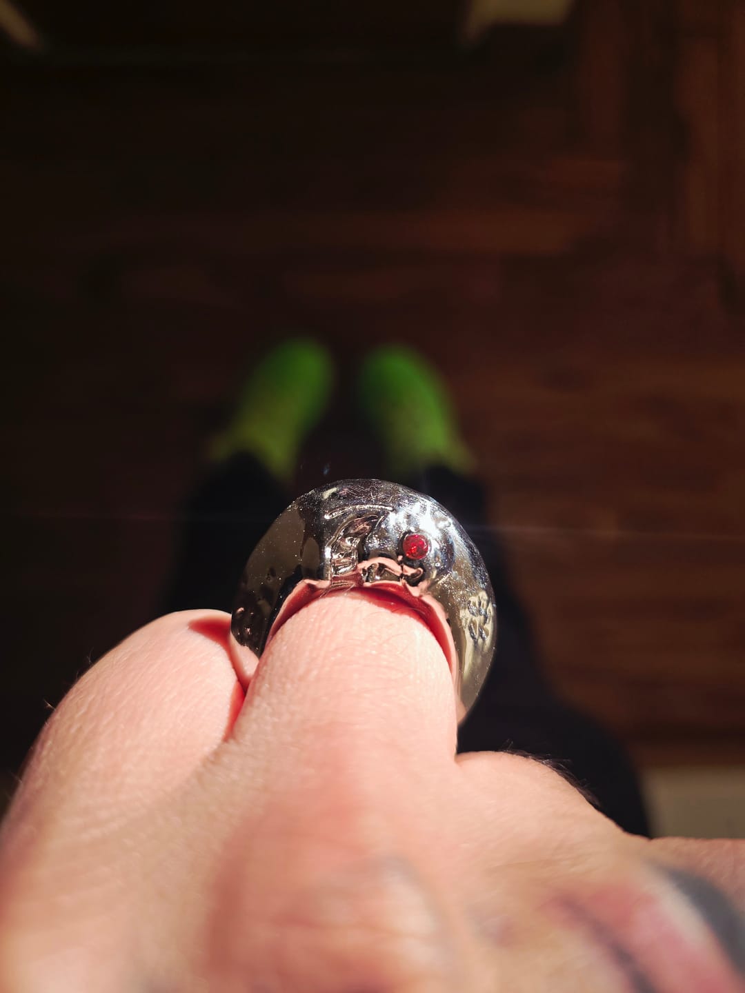 Customer photo review of XL LUNA RING