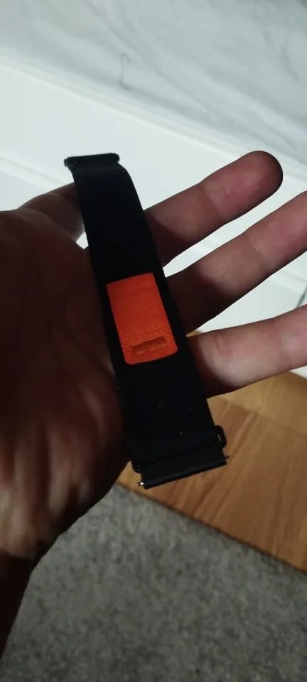 Customer photo review of COROS Nylon Band Strap For Smartwatch - Breathable Sport Loop