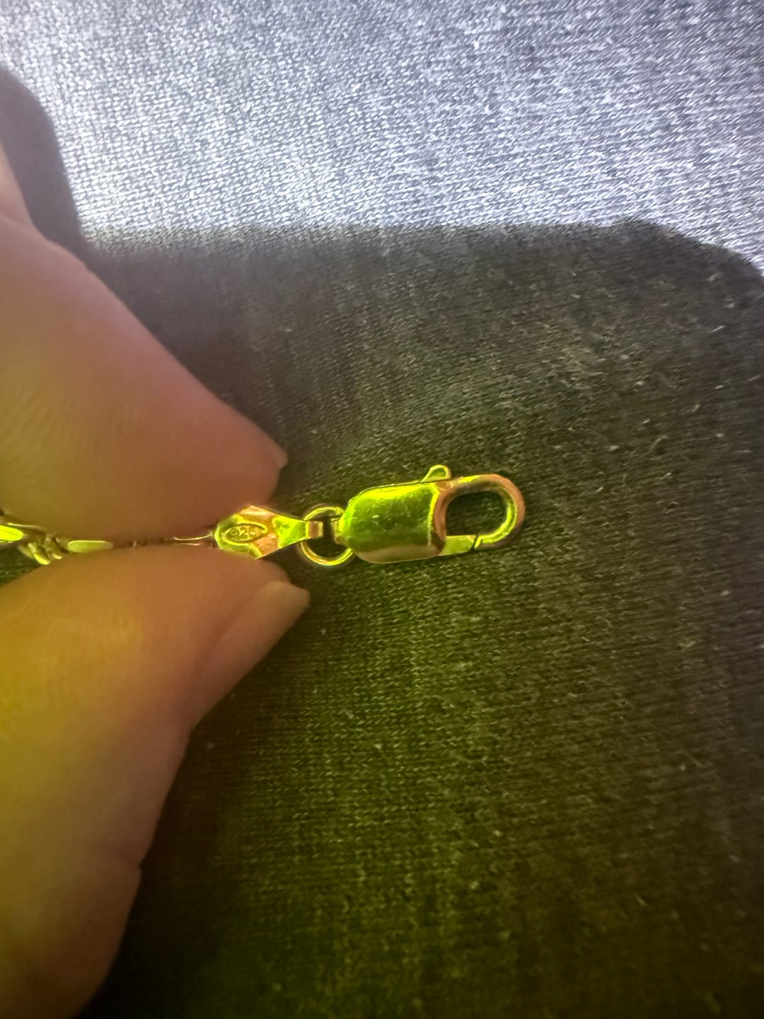 Customer photo review of ROPE 14K Gold Vermeil Chain 925