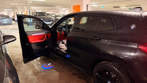 Customer photo review of BMW G SERIES DOOR LIGHTS