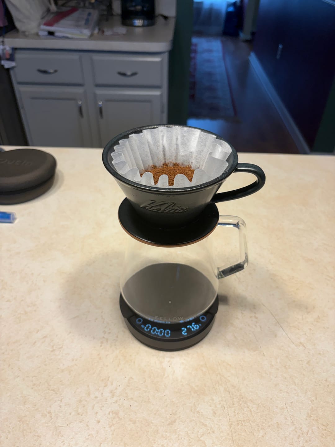 Customer photo review of Kalita Wave 185 Coffee Filters - 100ct