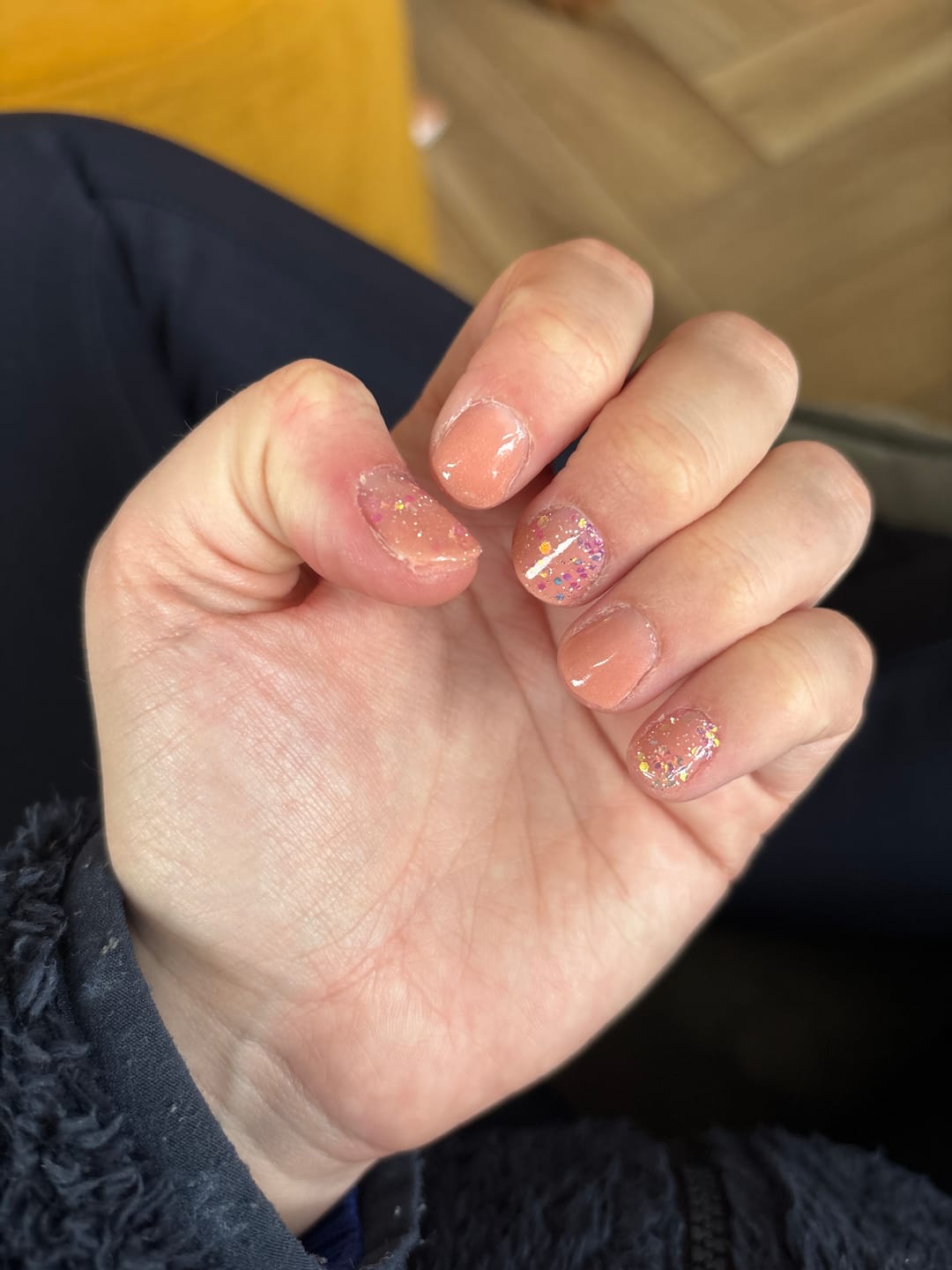 Customer photo review of Limited Edition 8 - Peachy Nude Dipping Powder