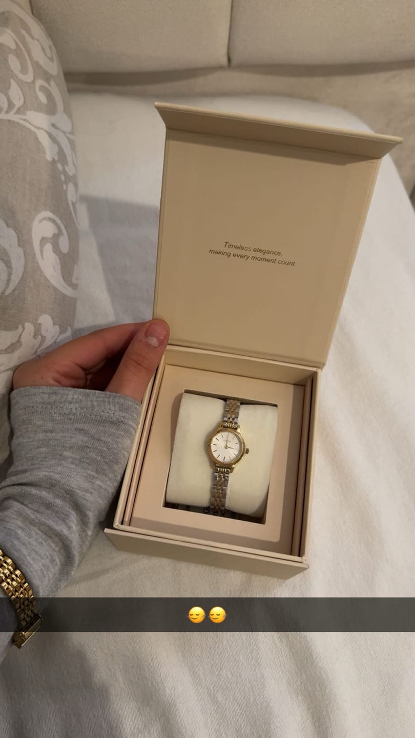 Customer photo review of Sophie Gold Silver