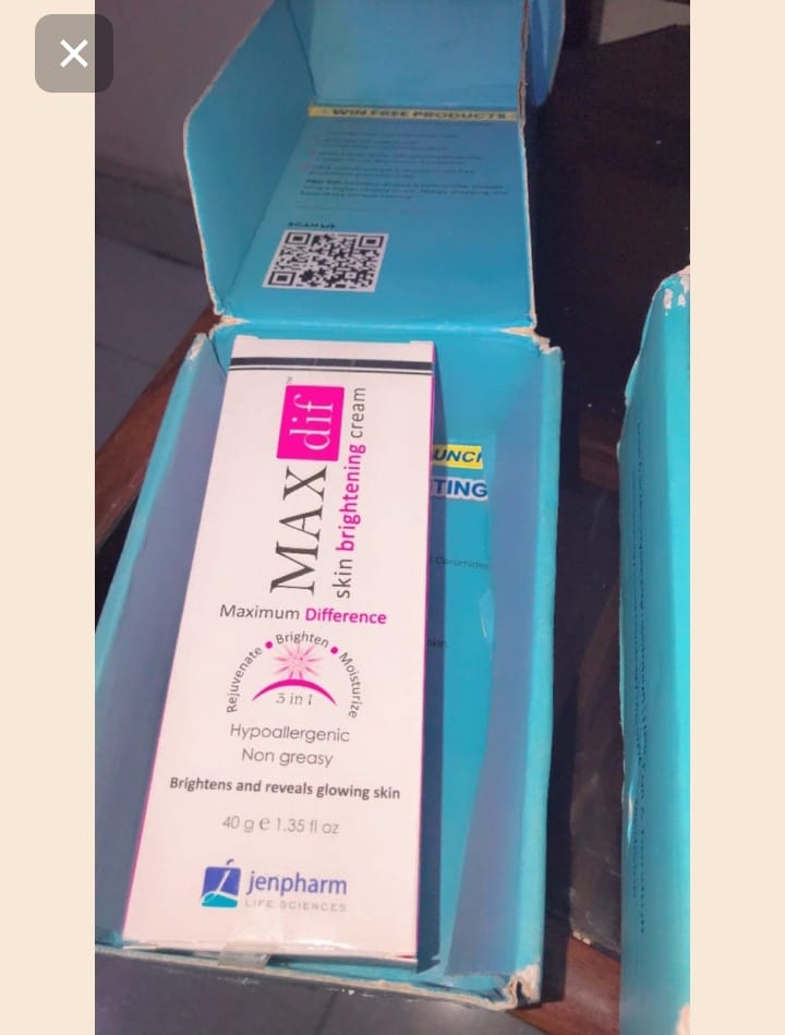 Customer photo review of Maxdif Brightening Cream