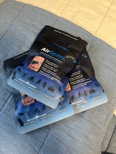 Customer photo review of Tiras Nasais de Alto Desempenho AirSport®