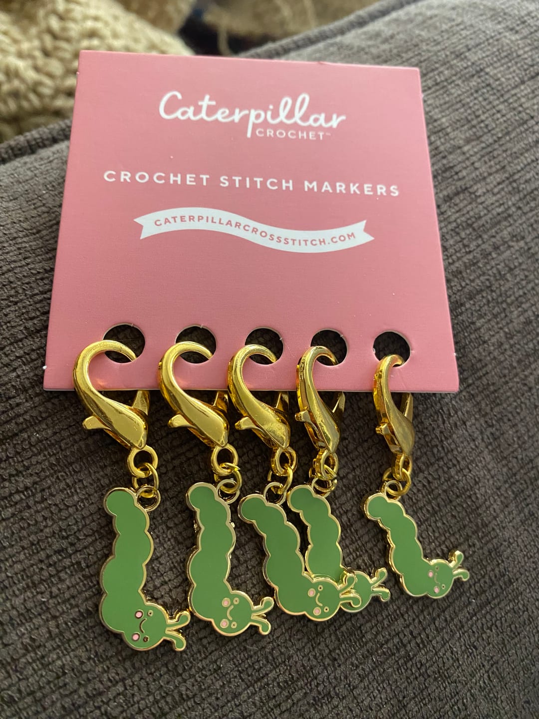 Customer photo review of Crochet Stitch Markers - Carlos