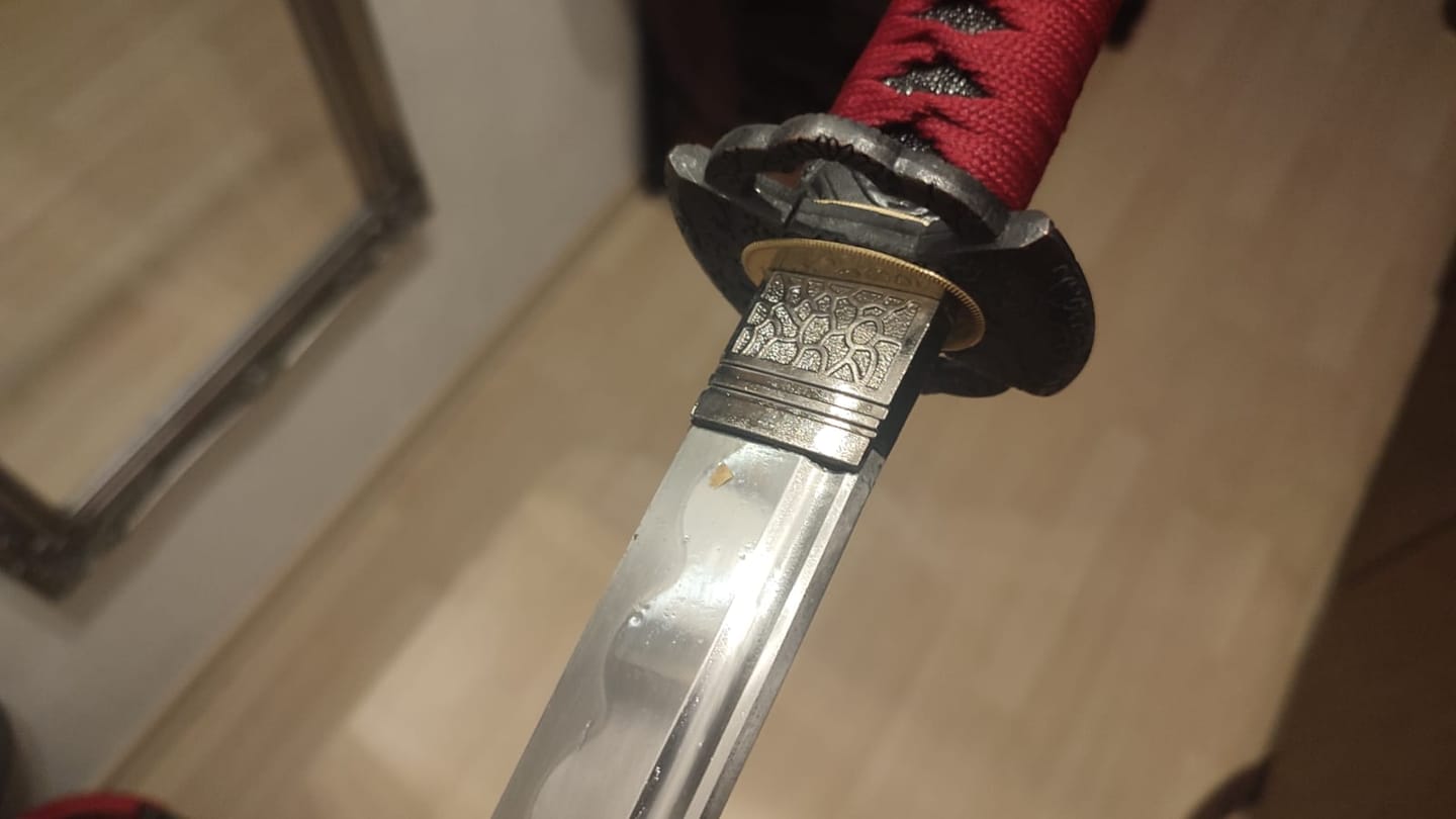 Customer photo review of Custom Your Own Katana