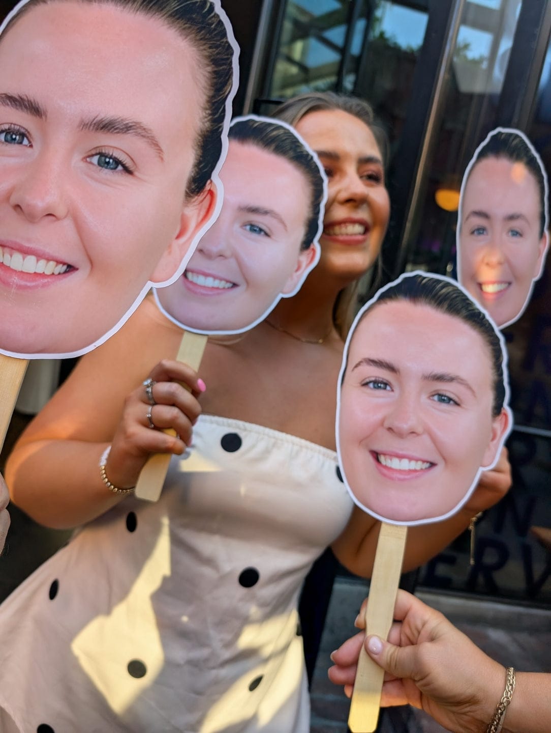 Customer photo review of Custom Face on Stick