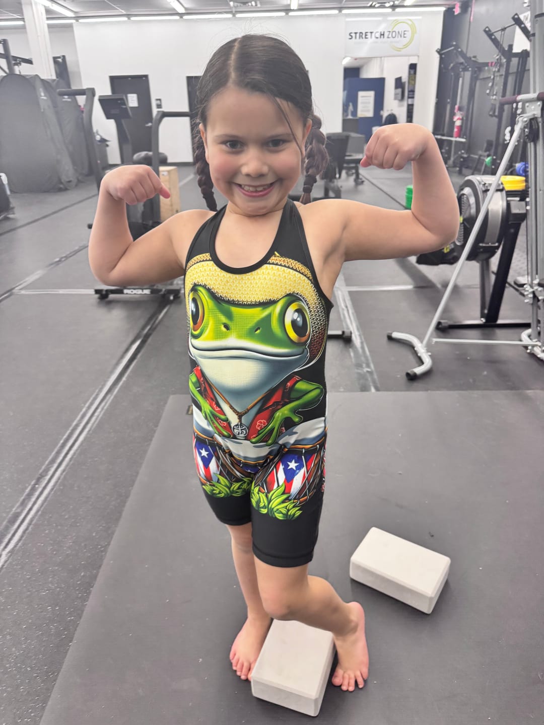 Customer photo review of Build Your Own - Premium Singlet