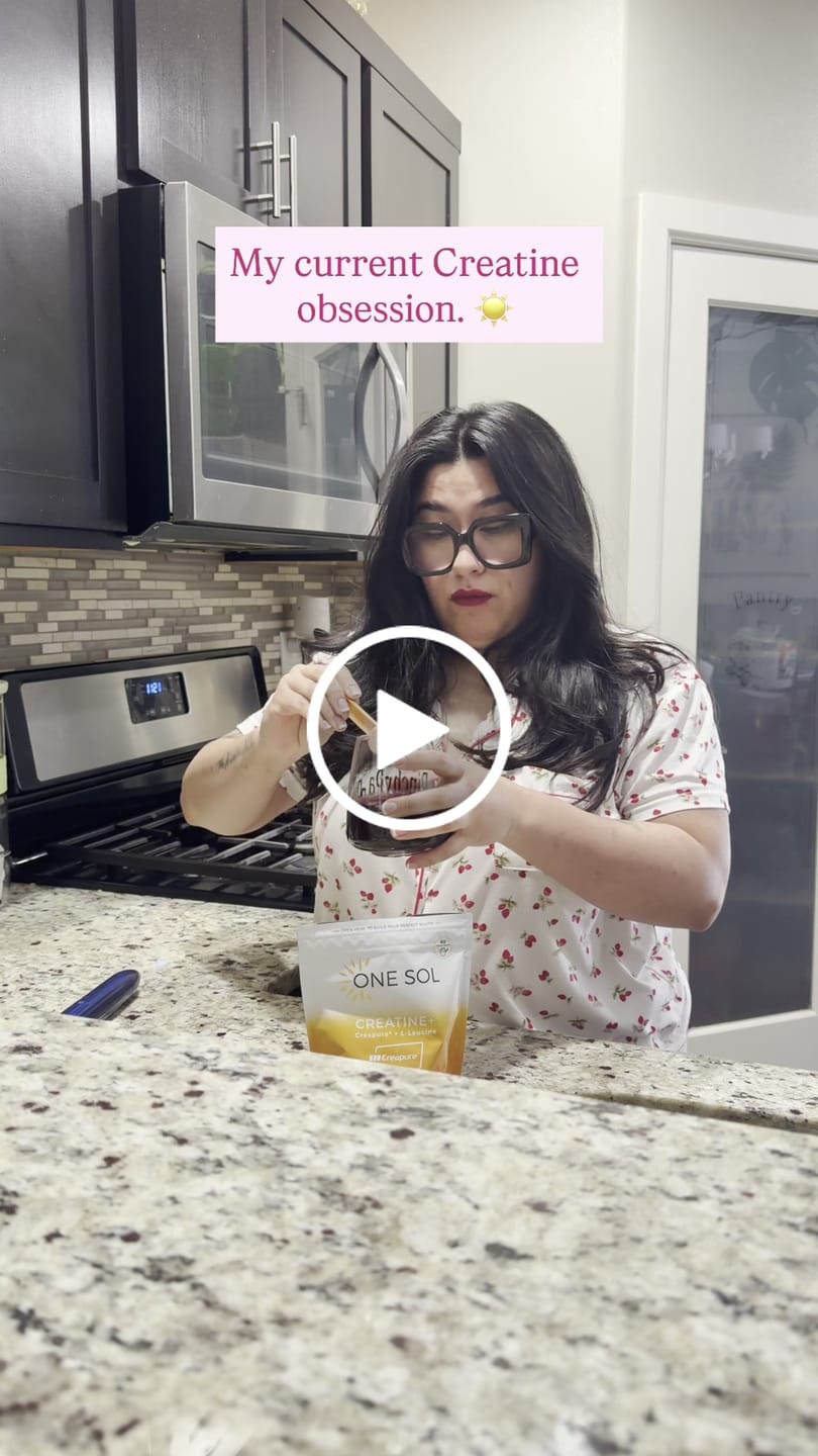 Customer video review of One Sol Creatine+ Leucine
