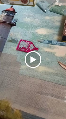 Customer video review of 5D Diamond Painting – Weg zum Leuchtturm