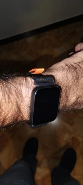Customer photo review of COROS Nylon Band Strap For Smartwatch - Breathable Sport Loop