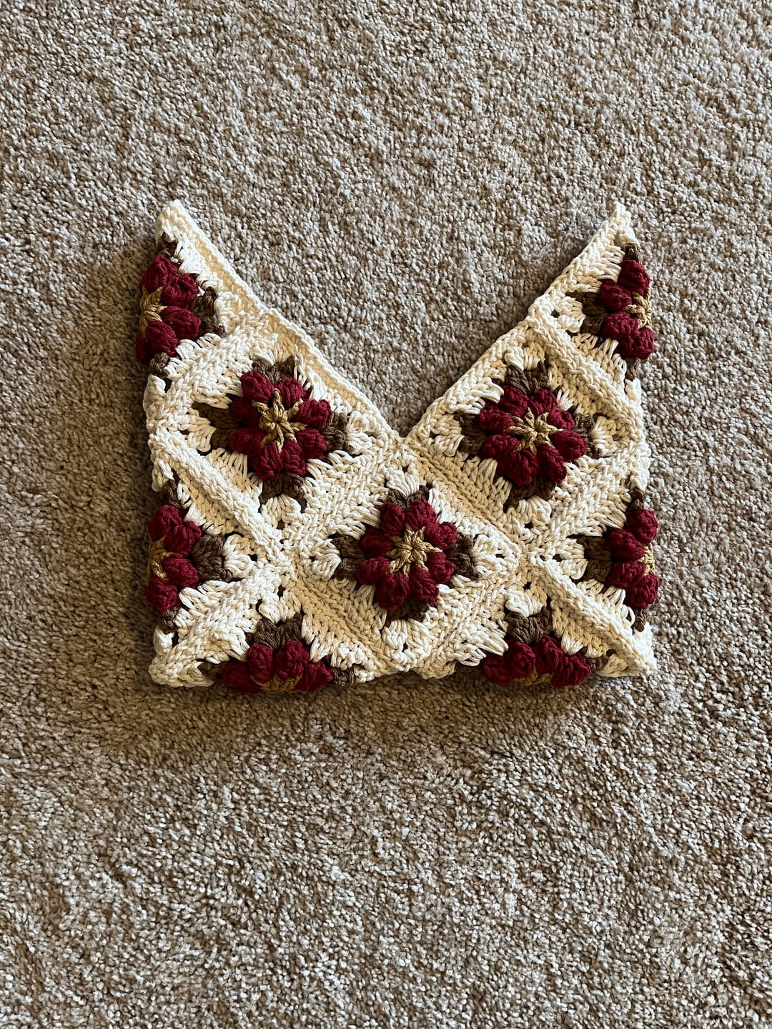 Customer photo review of CrochetPark™ Garden Rose Hobo Kit