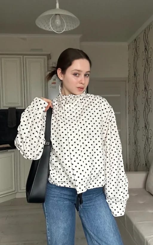Customer photo review of Donna Polka Dot Co-Ord Set