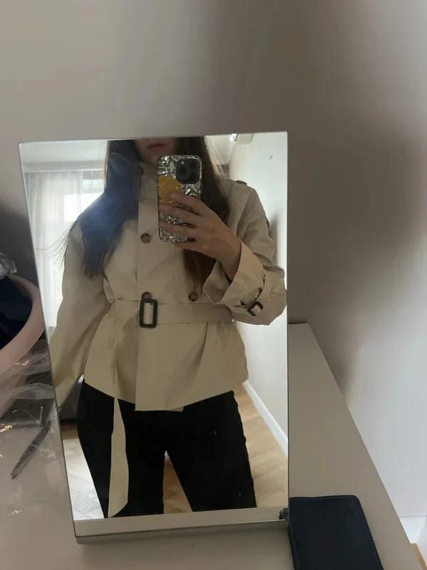 Customer photo review of Leila Trench Coat