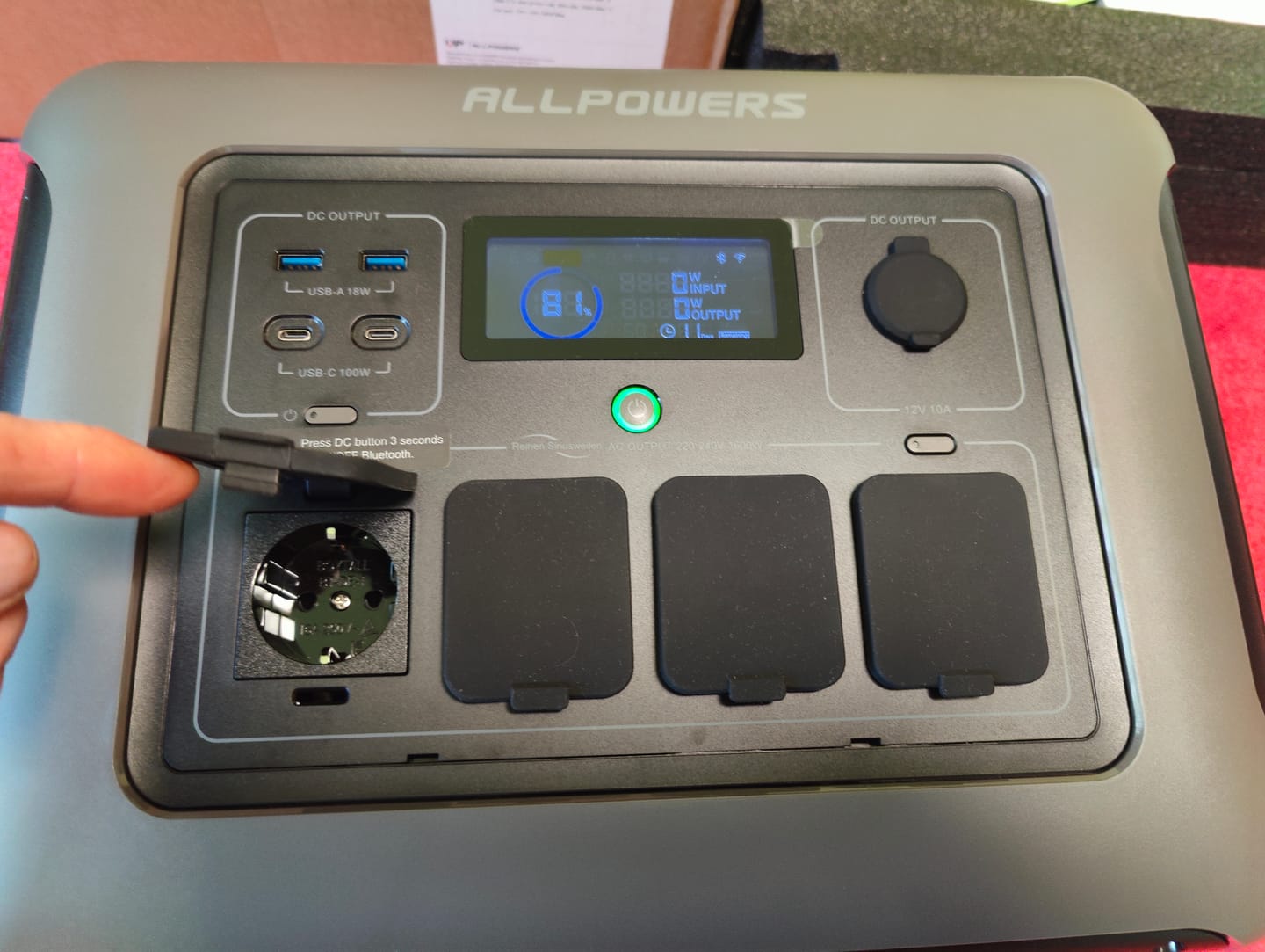 Customer photo review of ALLPOWERS R1500 LITE Portable Power Station 1600W 1056Wh