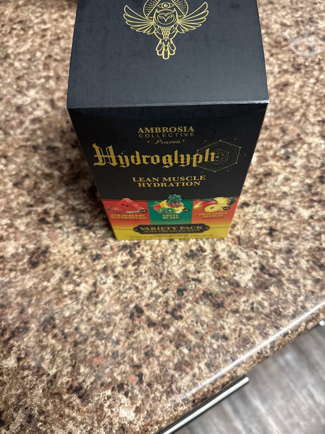 Customer photo review of Hydroglyph™ - Hydration Stick Packs (24ct Variety)