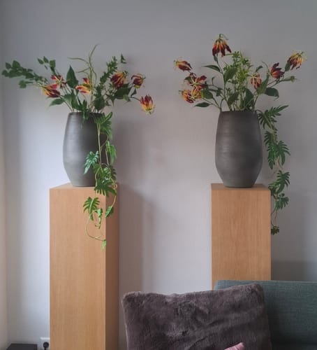 Customer photo review of Gloriosa Kunstbloem 84cm Burgundy