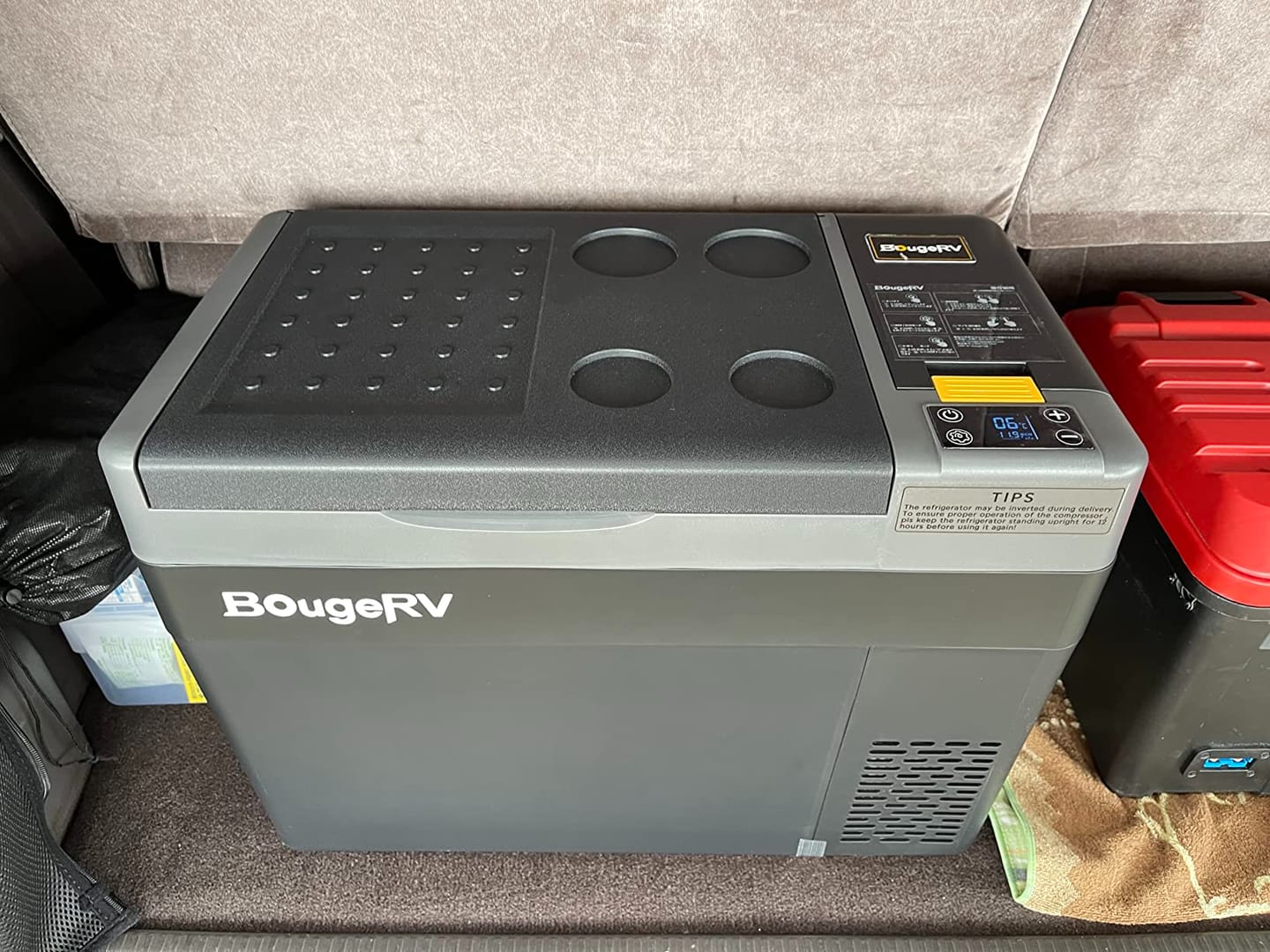 Customer photo review of BougeRV CR Pro 29L ポータブル冷蔵庫 | バッテリー内蔵可能・急速冷凍