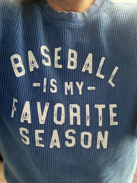 Customer photo review of Baseball Is My Favorite Season