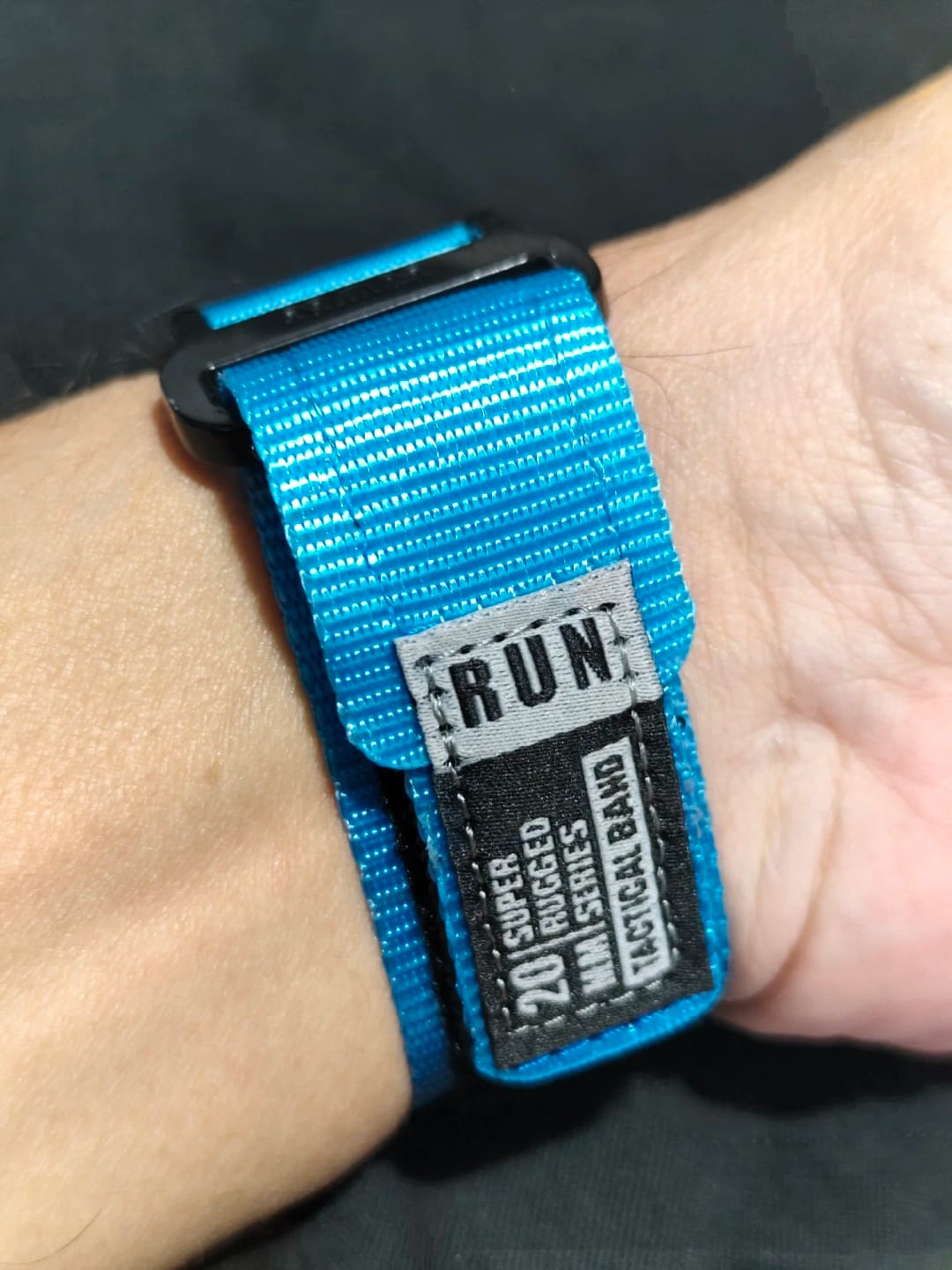 Customer photo review of COROS Nylon Watch Band Replacement Strap for Smartwatch Universal Fit