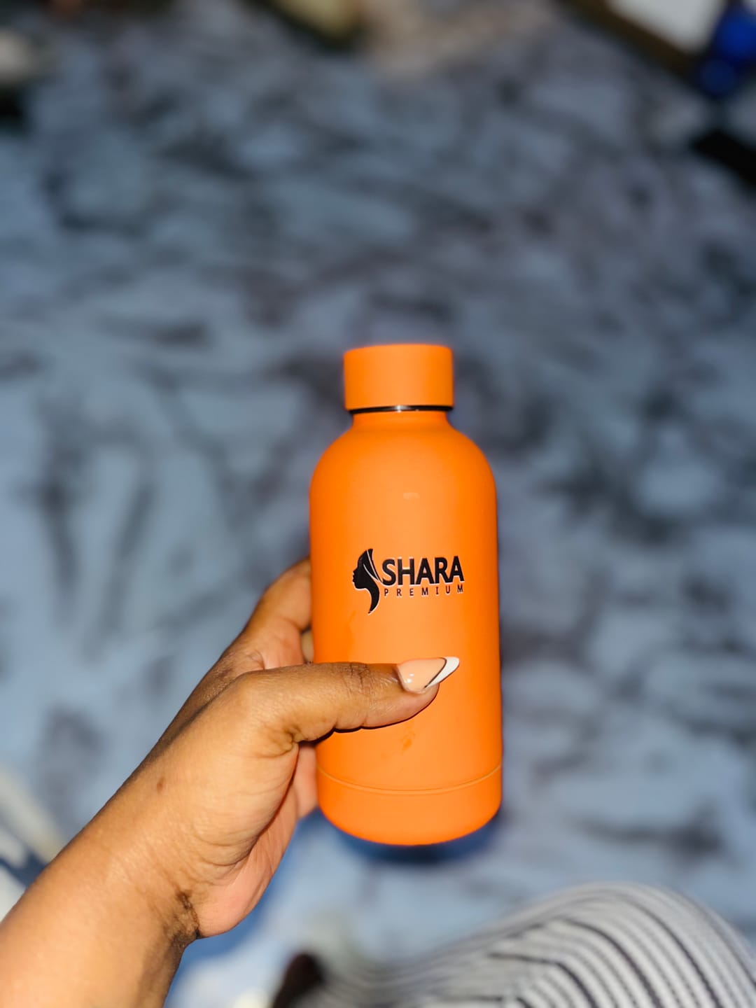 Customer photo review of Shara Hair Stainless Steel Bottle