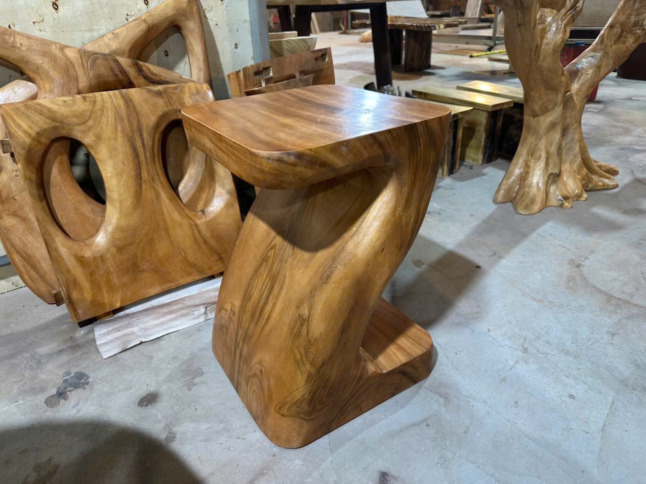 Customer photo review of Unique Z Shaped Side Table For Living Room