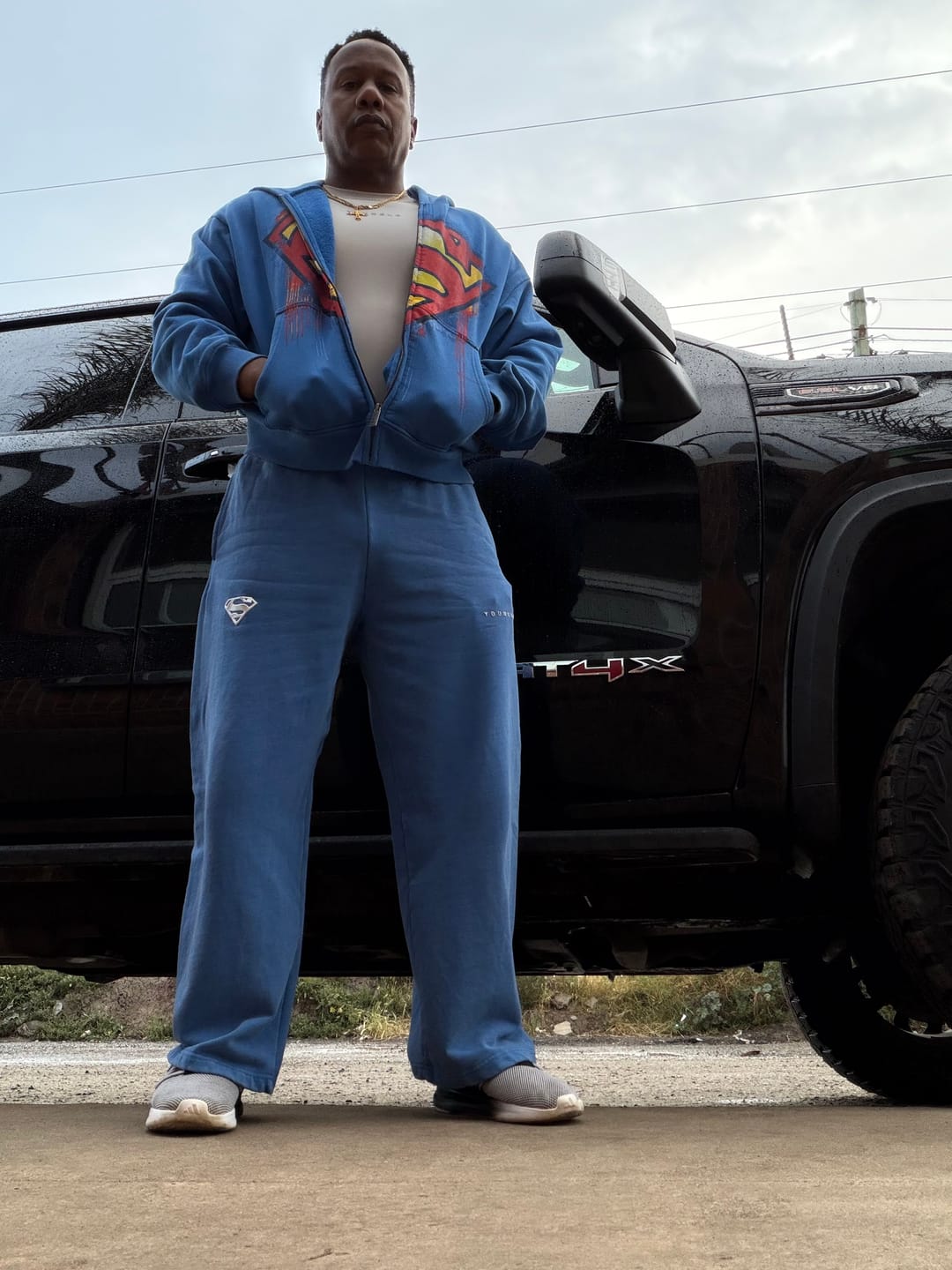 Customer photo review of 5011 - Superman Drip Zip-Ups