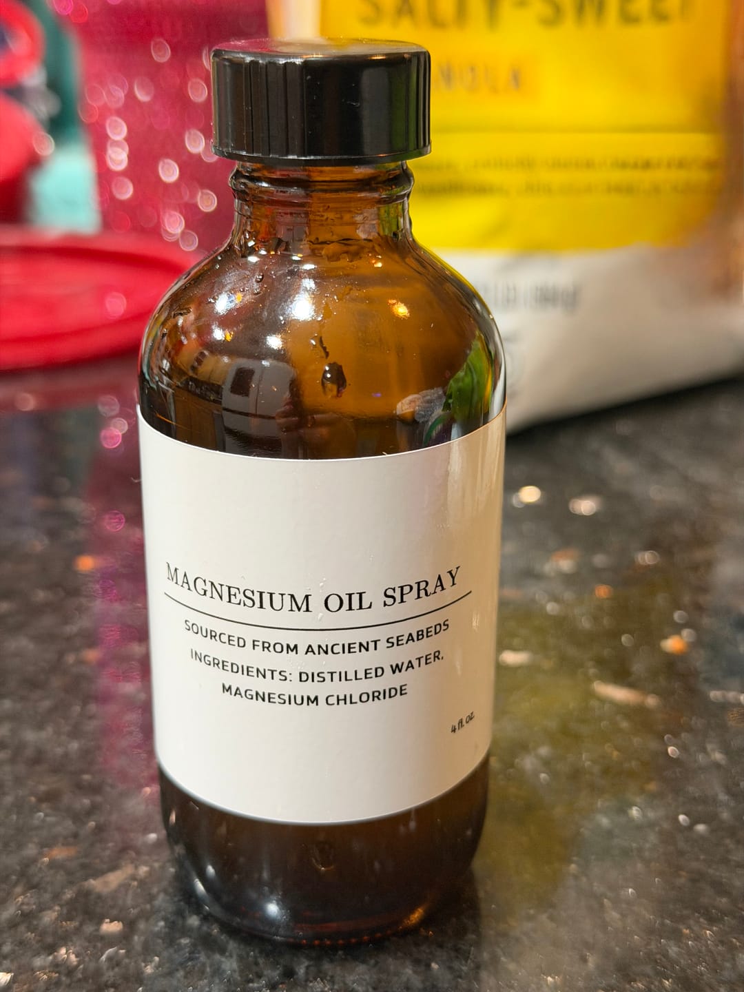 Customer photo review of Magnesium Oil Spray