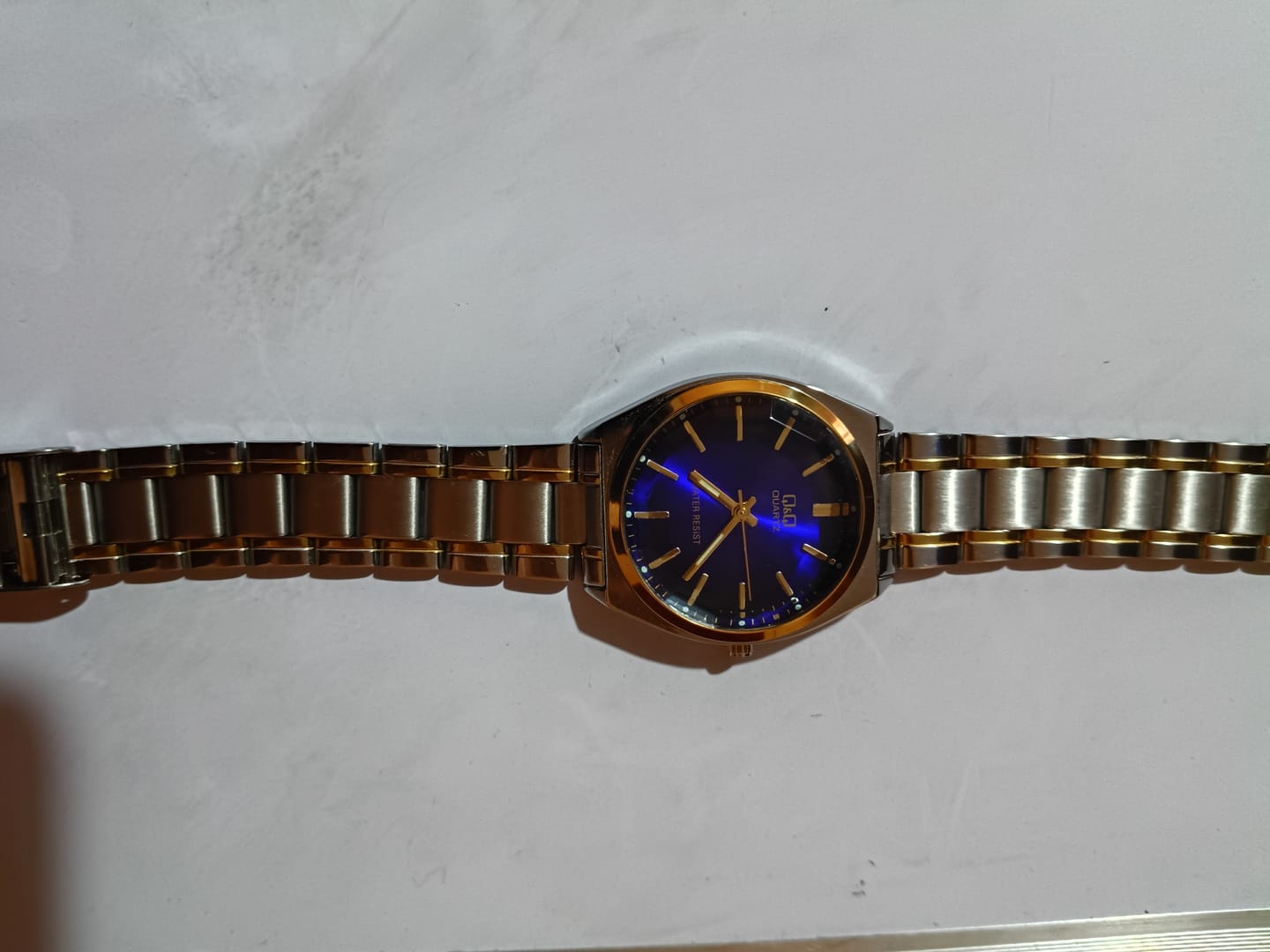 Customer photo review of Reloj Q&Q JDM QB78-412 Cristal Mineral Biselado 36mm
