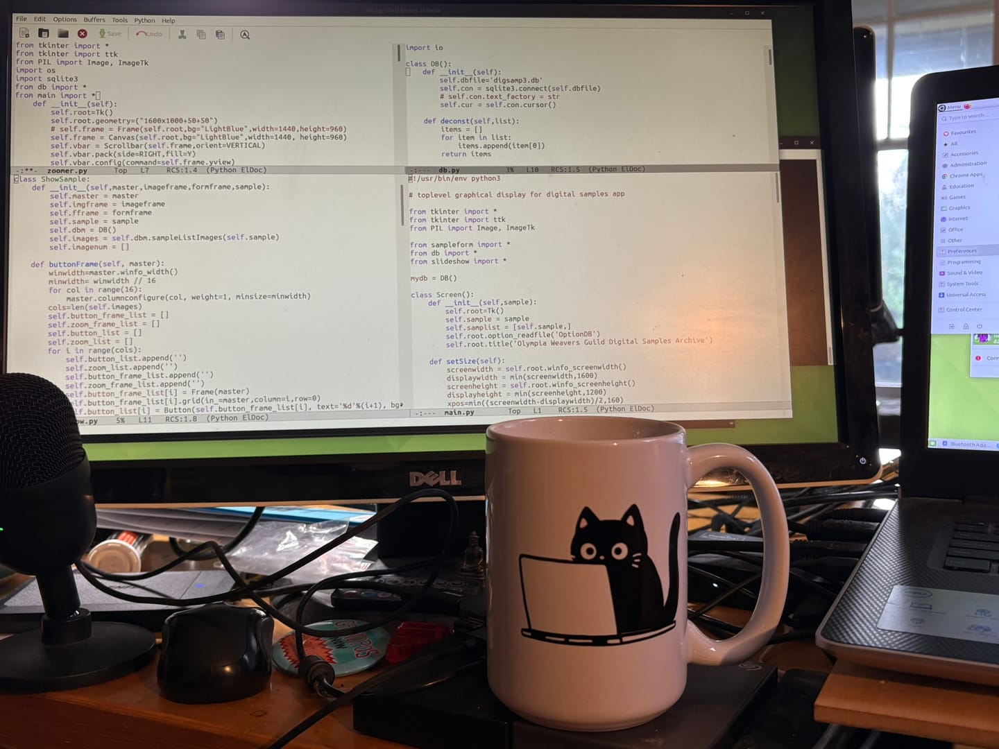 Customer photo review of The Coding Cat Coffee Mug